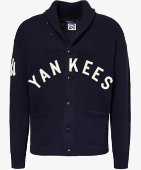 Polo Ralph Lauren x MLB Collection logo-embroidered knitted wool-blend cardigan