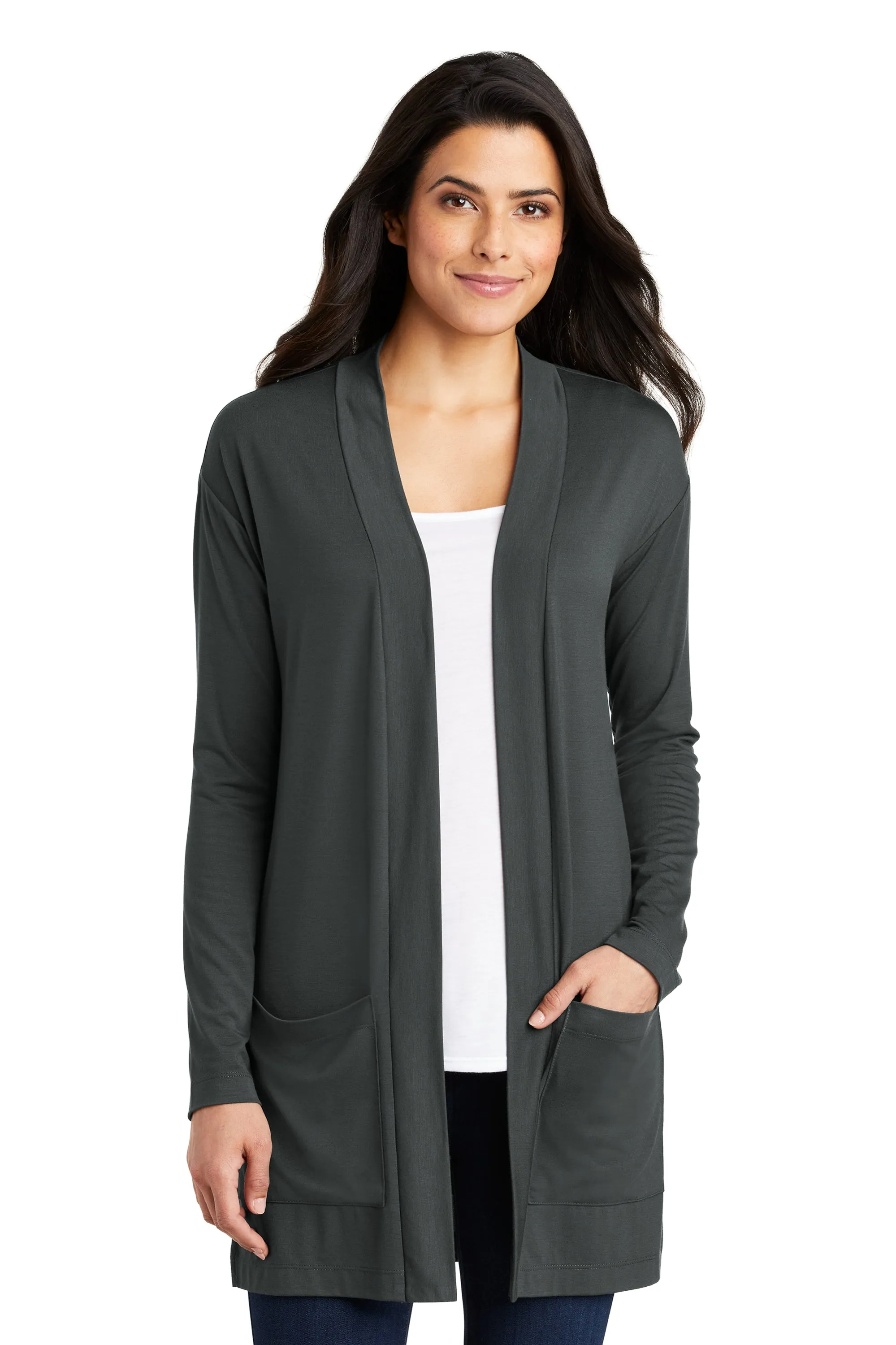 Port Authority  Ladies Concept Long Pocket Cardigan