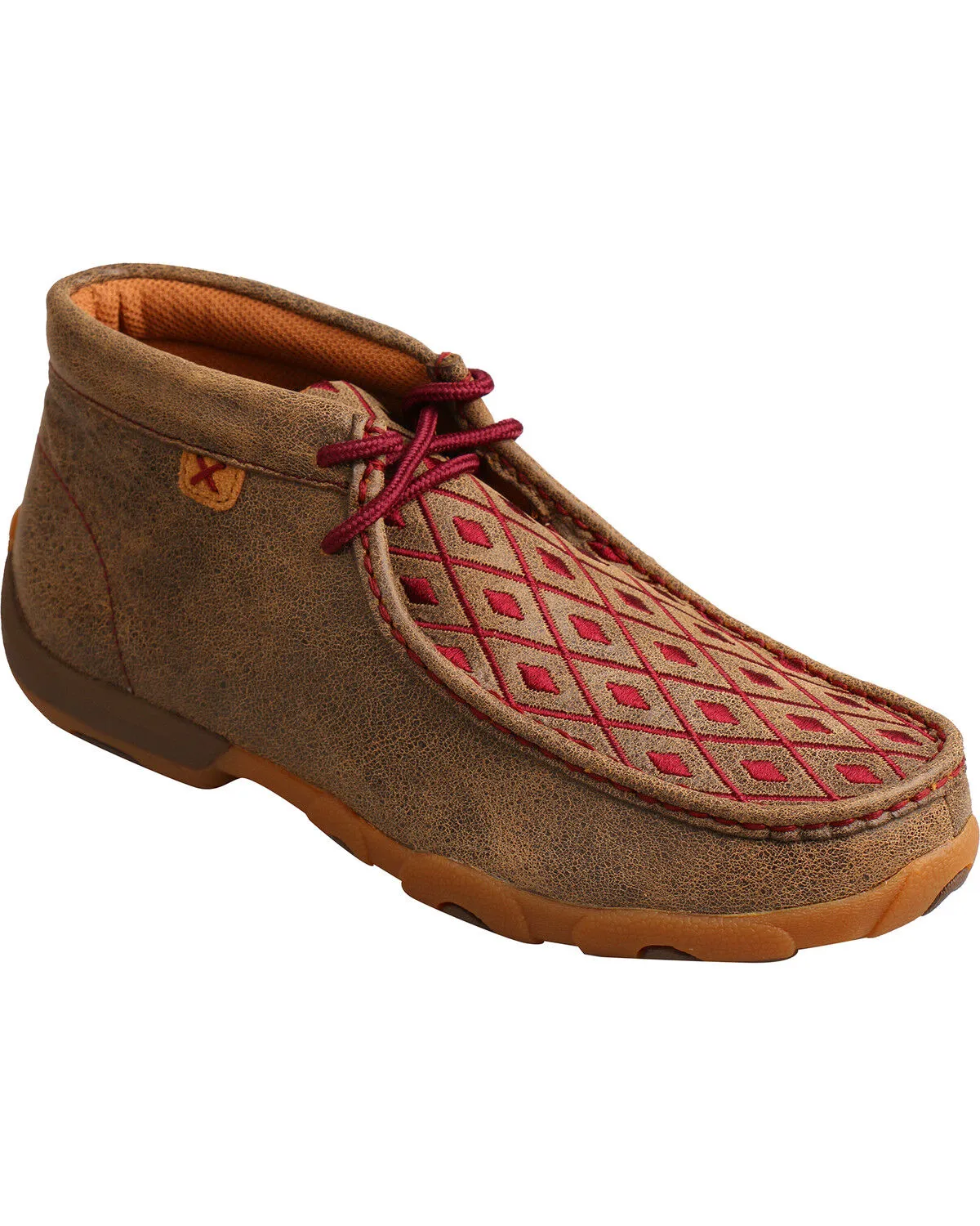 Product Name:  Twisted X Women's Diamond Embroidered Chukka Driving Mocs