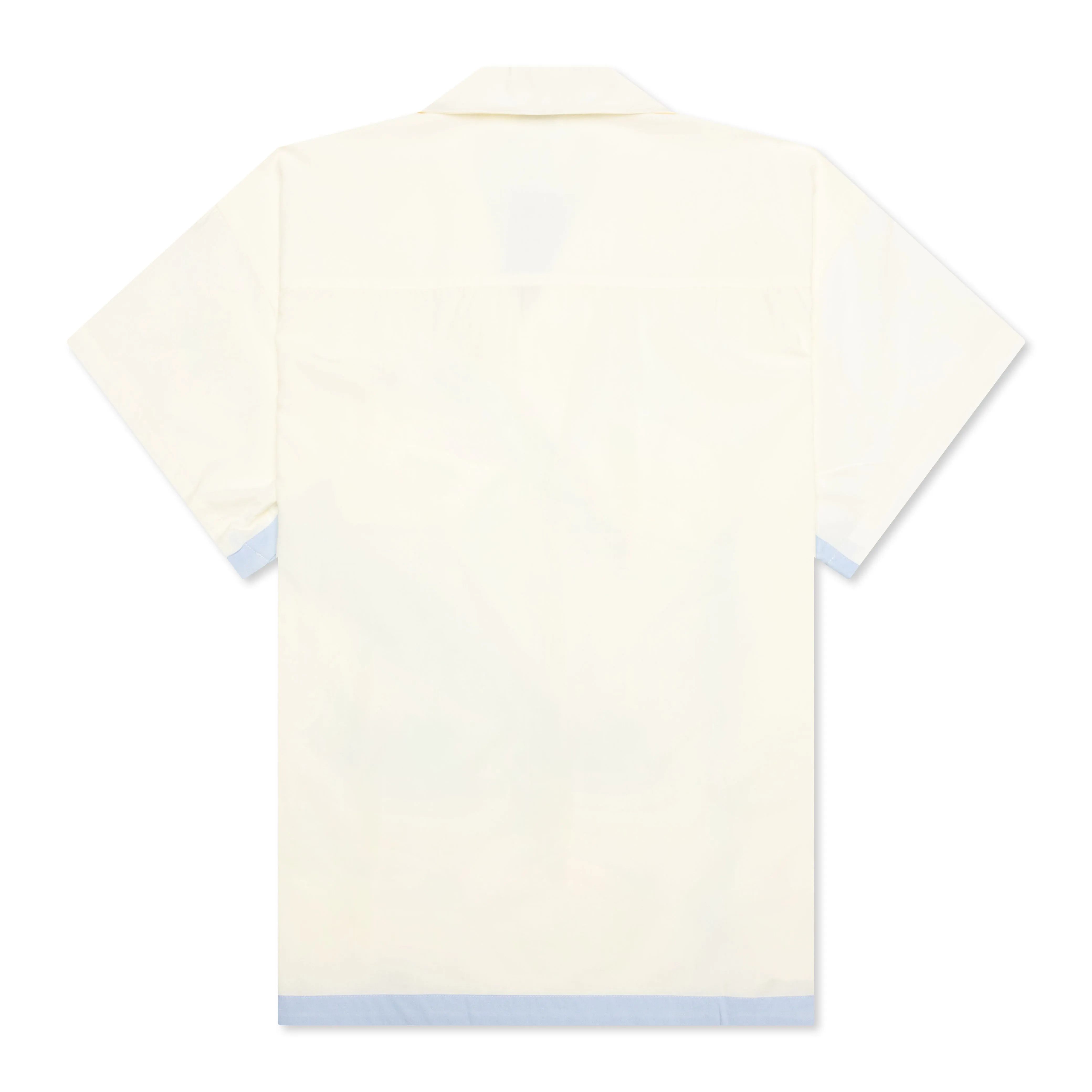 Pullover Camp Shirt - Salt/Light Blue