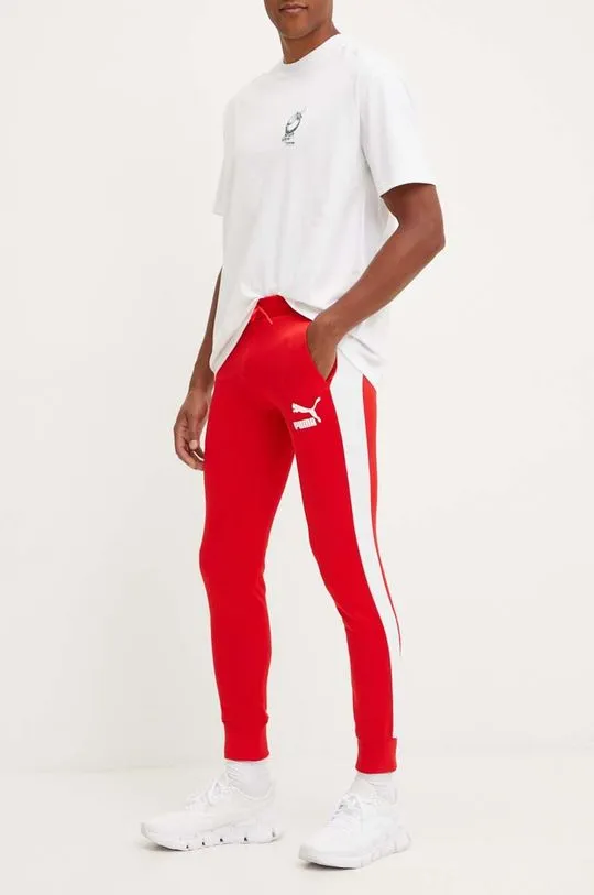 Puma joggers red color