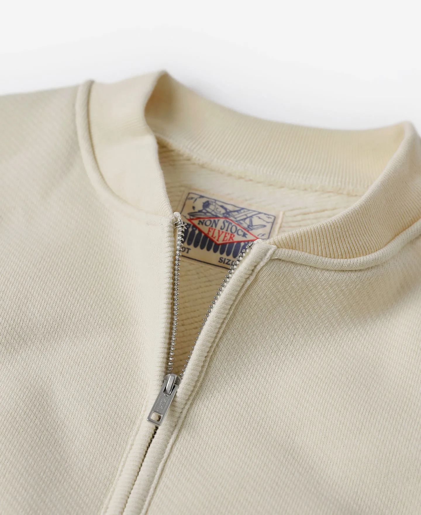 Racing Half-Zip Heavyweight Fleece Sweatshirt - Apricot