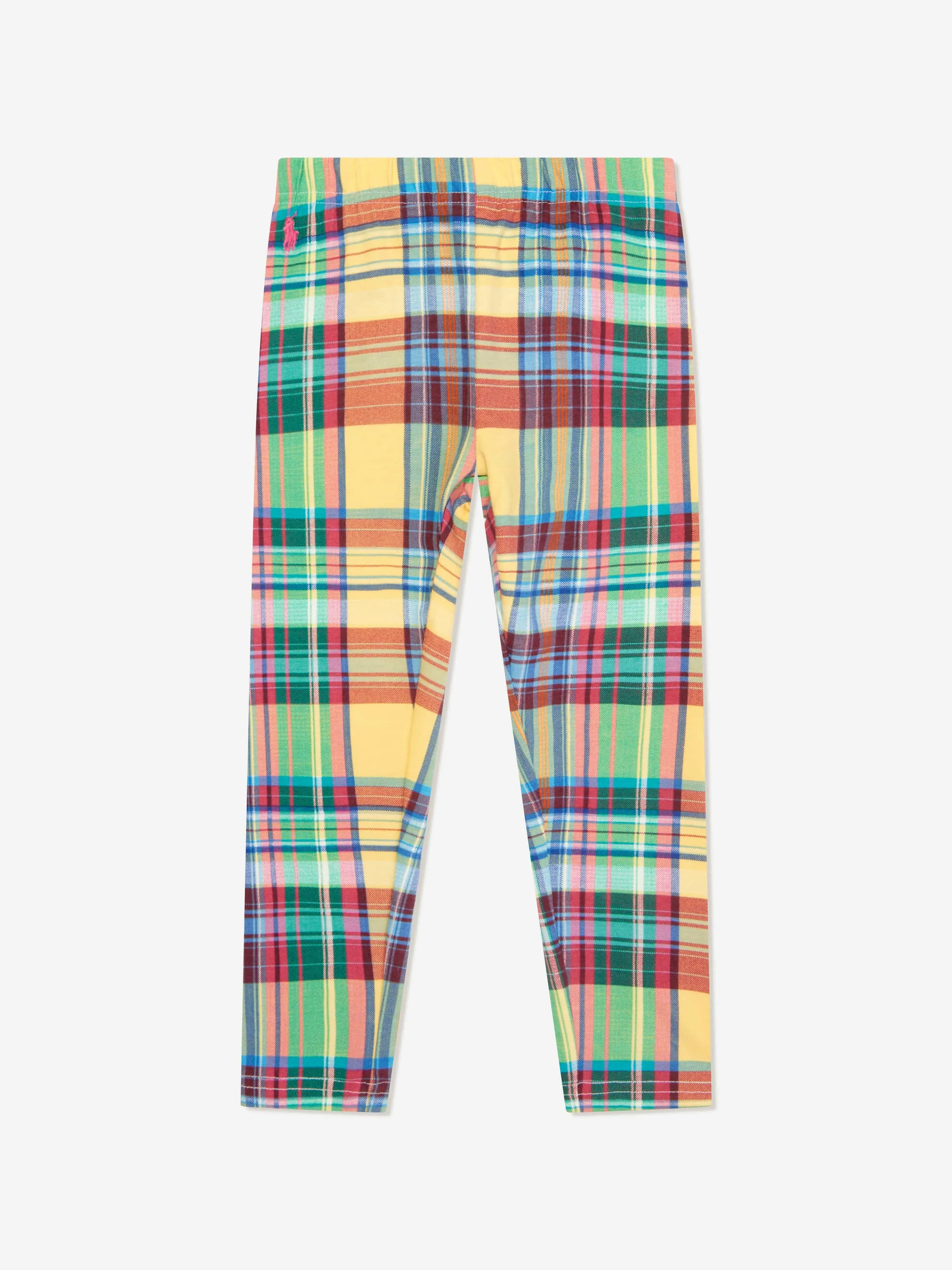 Ralph Lauren Girls Plaid Leggings in Multicolour