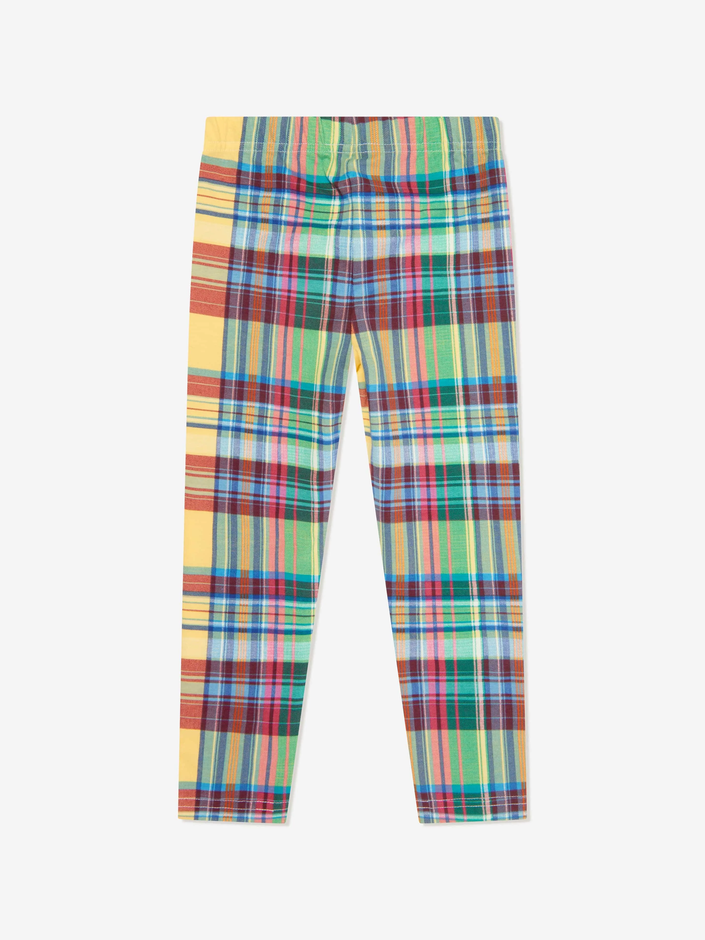 Ralph Lauren Girls Plaid Leggings in Multicolour