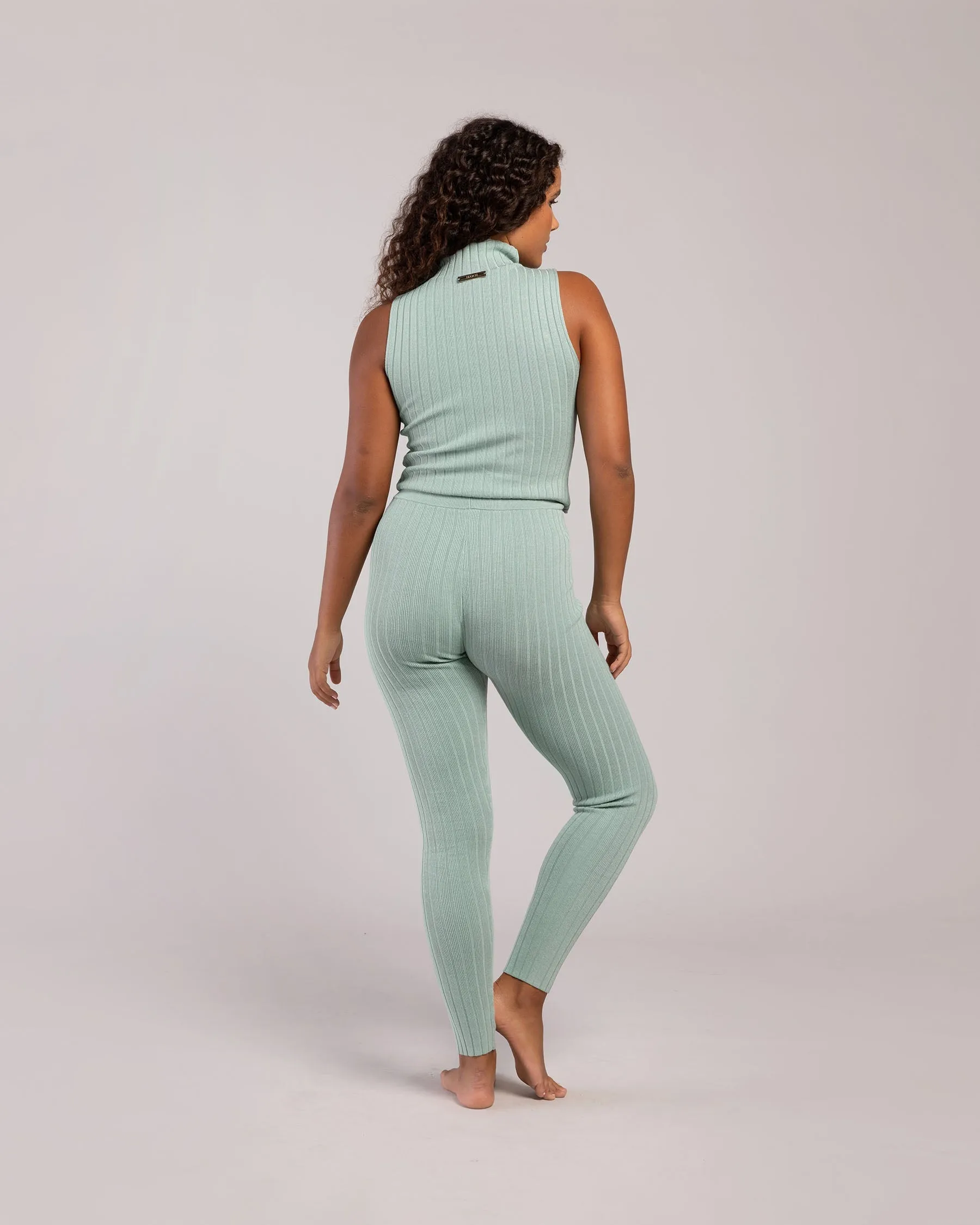 Rib Lounge Full Length Legging