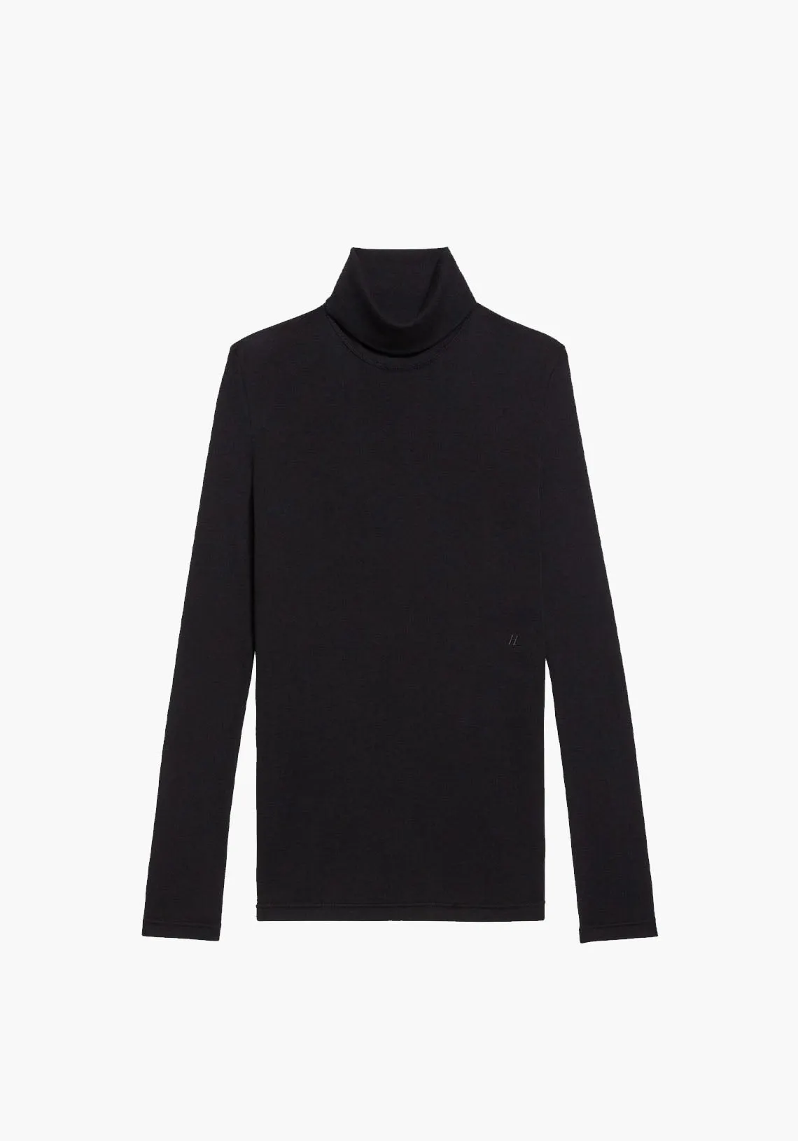 RIB TURTLENECK BLACK