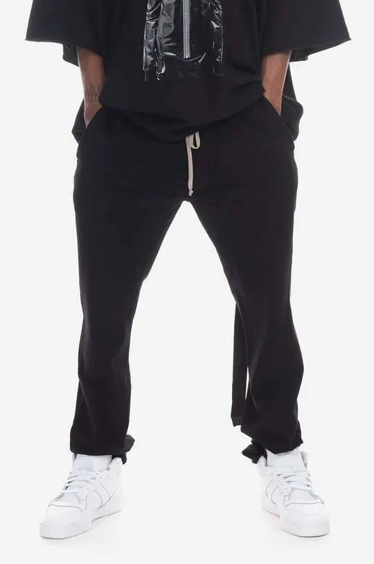 Rick Owens cotton joggers black color