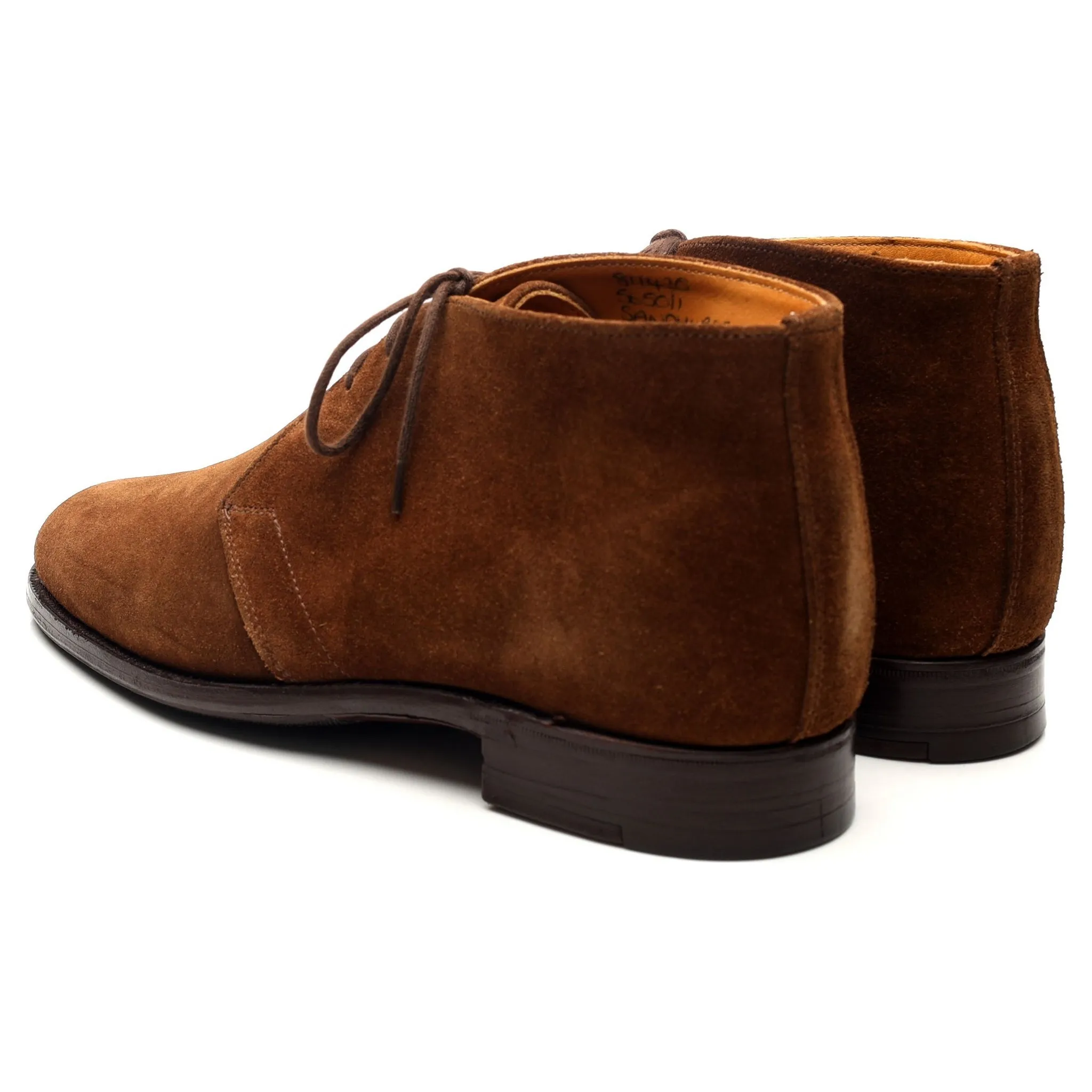 'Sandhurst' Snuff Brown Suede Chukka Boots UK 7