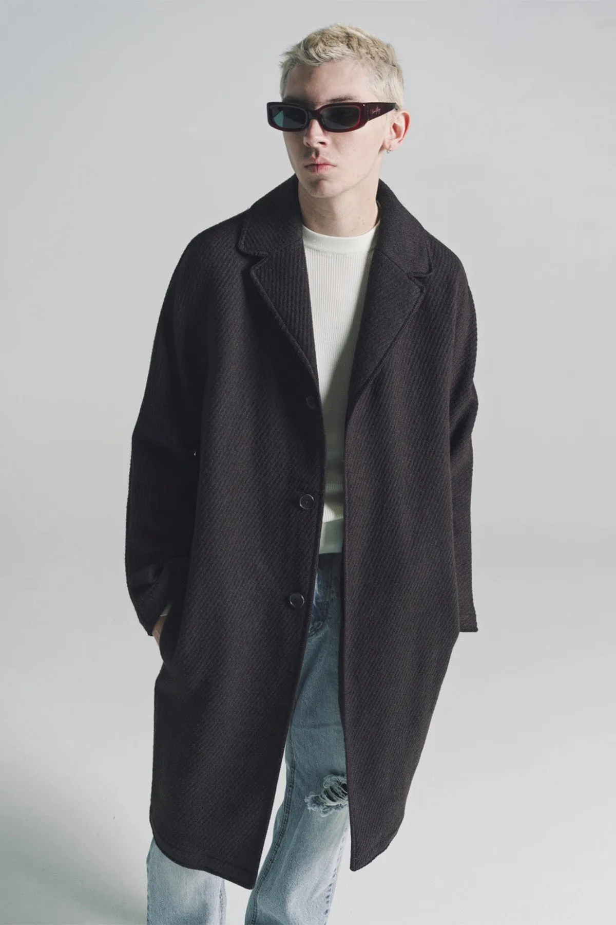 SECOND/LAYER | CHULO TWEED LONG COAT