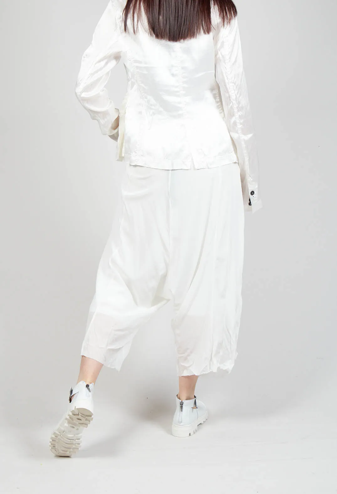 Silk Culottes in Starwhite