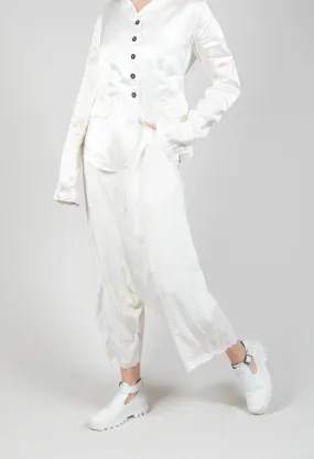 Silk Culottes in Starwhite