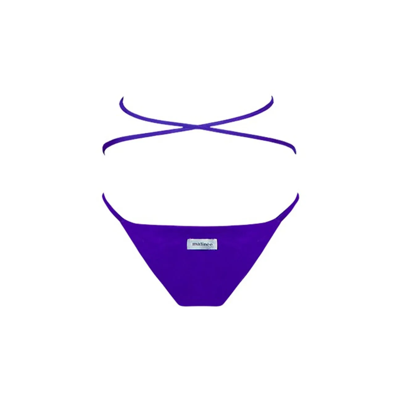 SLIP CON LACCI Donna Lamina Viola