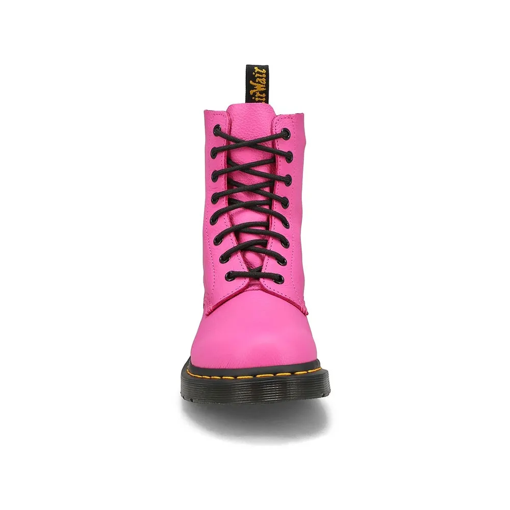 Soft Moc Womens 1460 Pascal 8-Eye Combat Boot - Thrift Pink