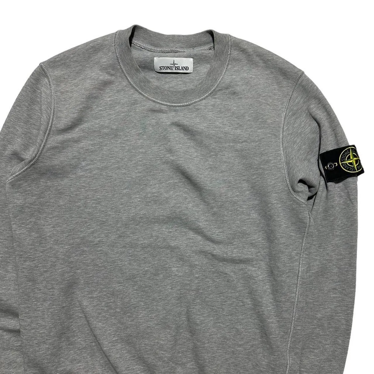 Stone Island Grey Pullover Crewneck