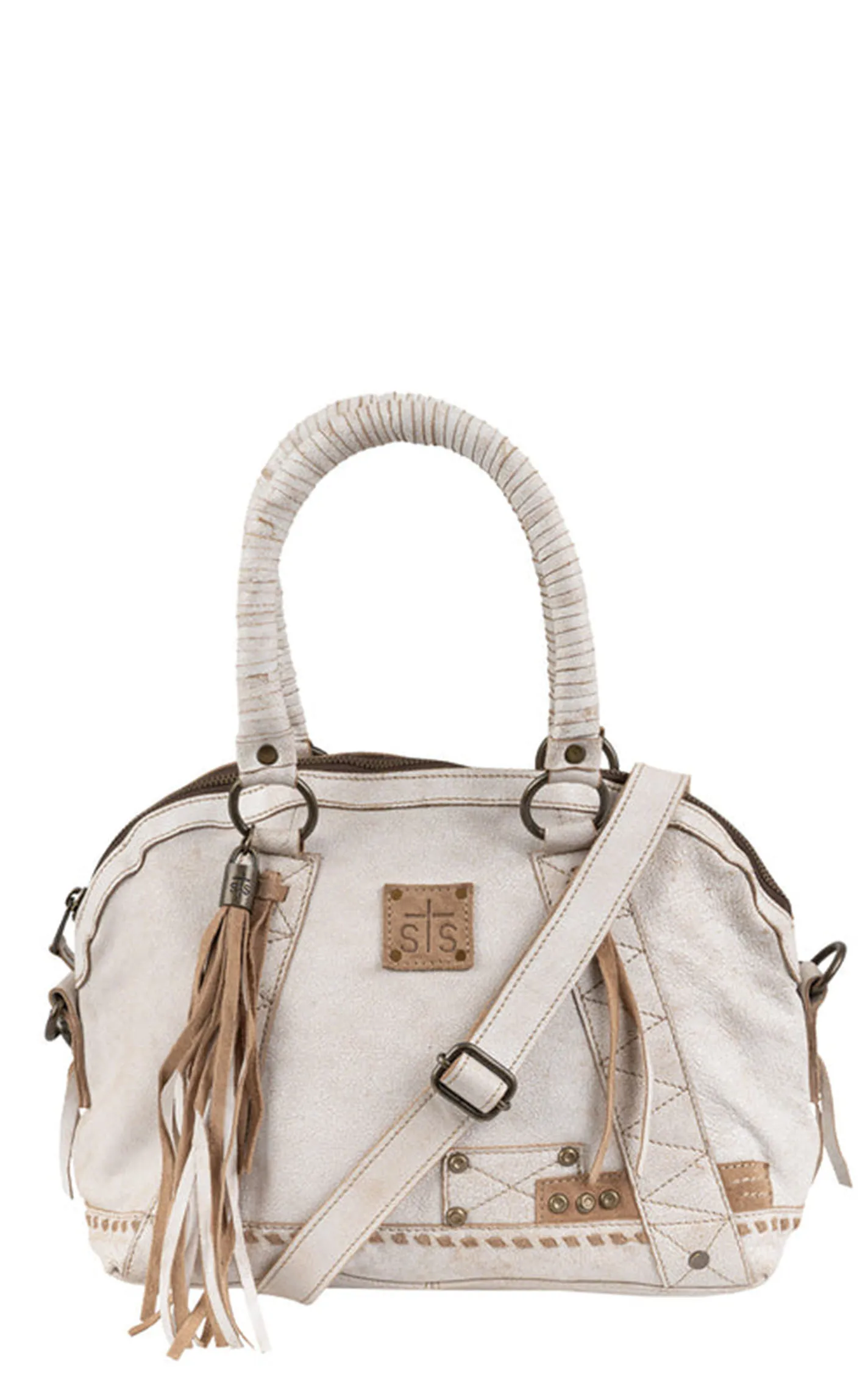 STS Ranchwear Cremello Sansa Cream Satchel Handbag