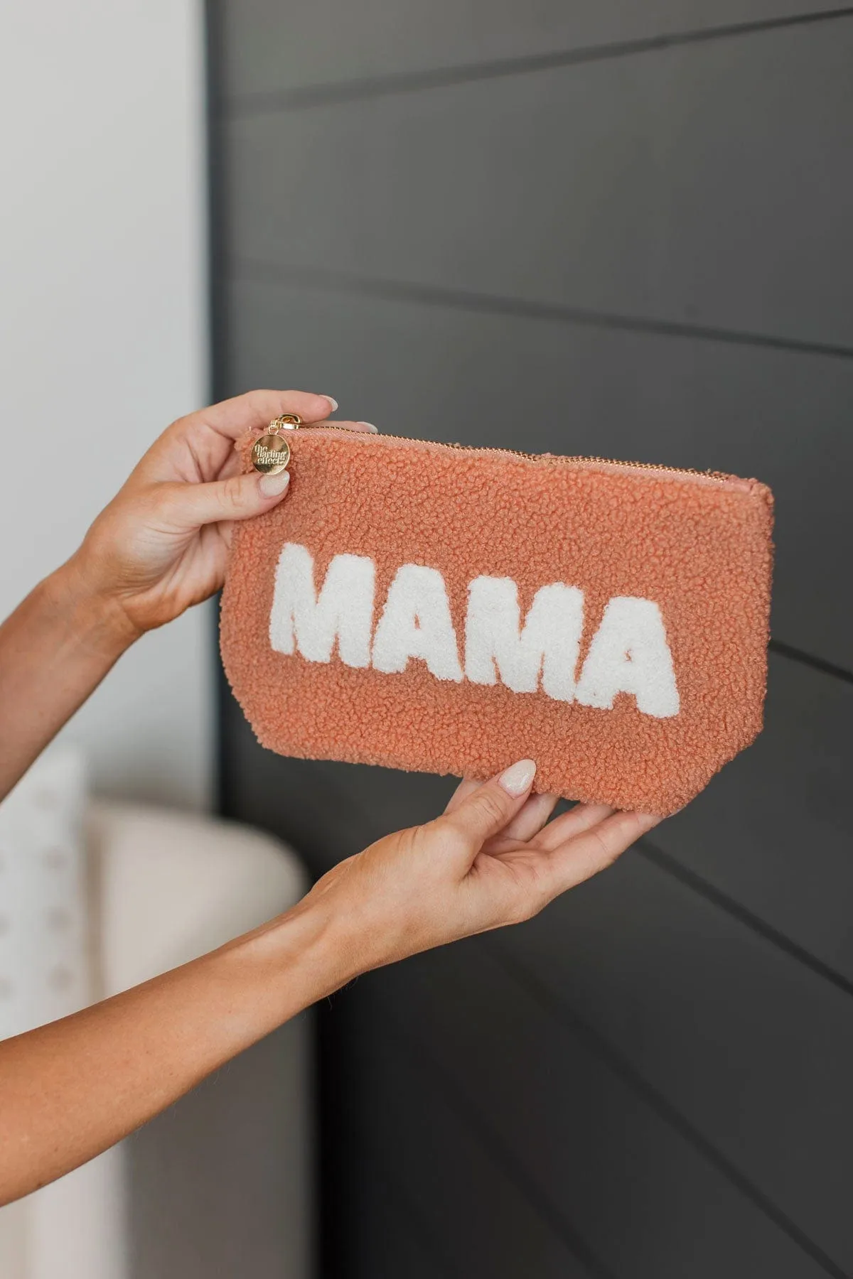 The Darling Effect Mama Teddy Pouch- Terracotta