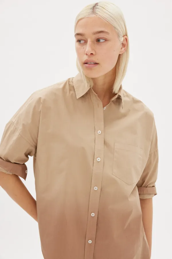 The Dip Dyed Chiara Shirt Wholegrain