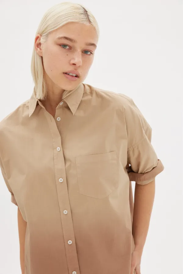 The Dip Dyed Chiara Shirt Wholegrain