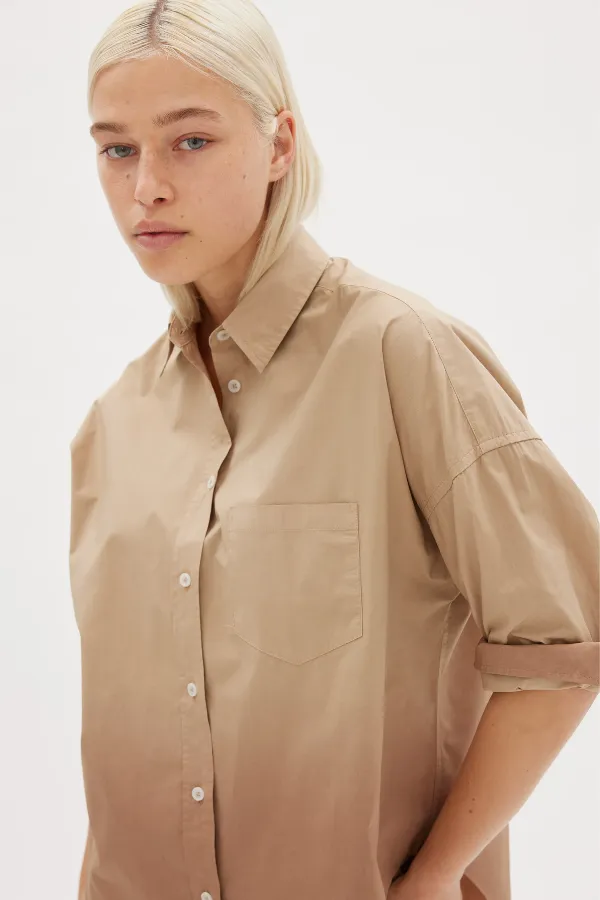 The Dip Dyed Chiara Shirt Wholegrain