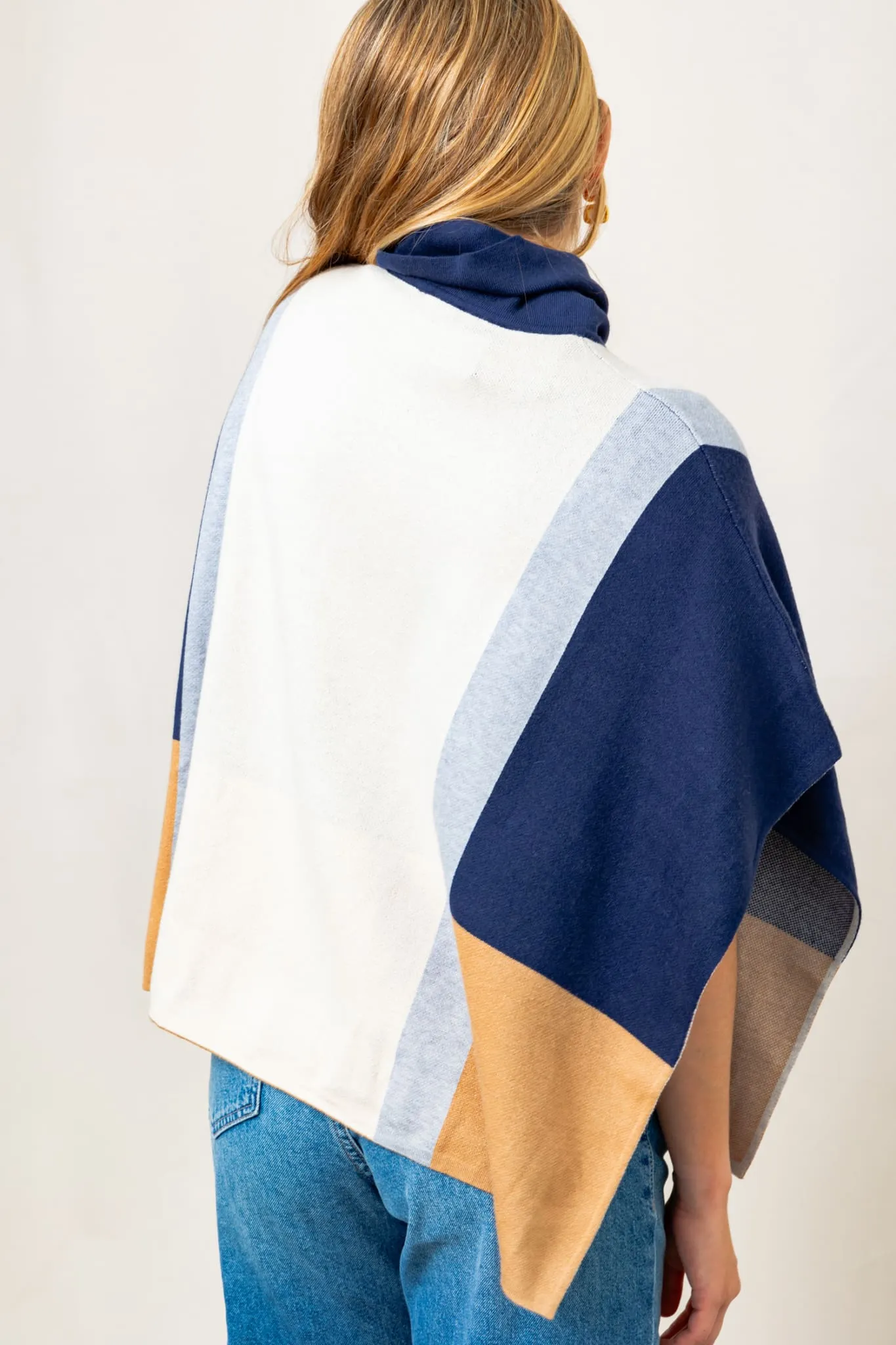 THML Colorblock Poncho