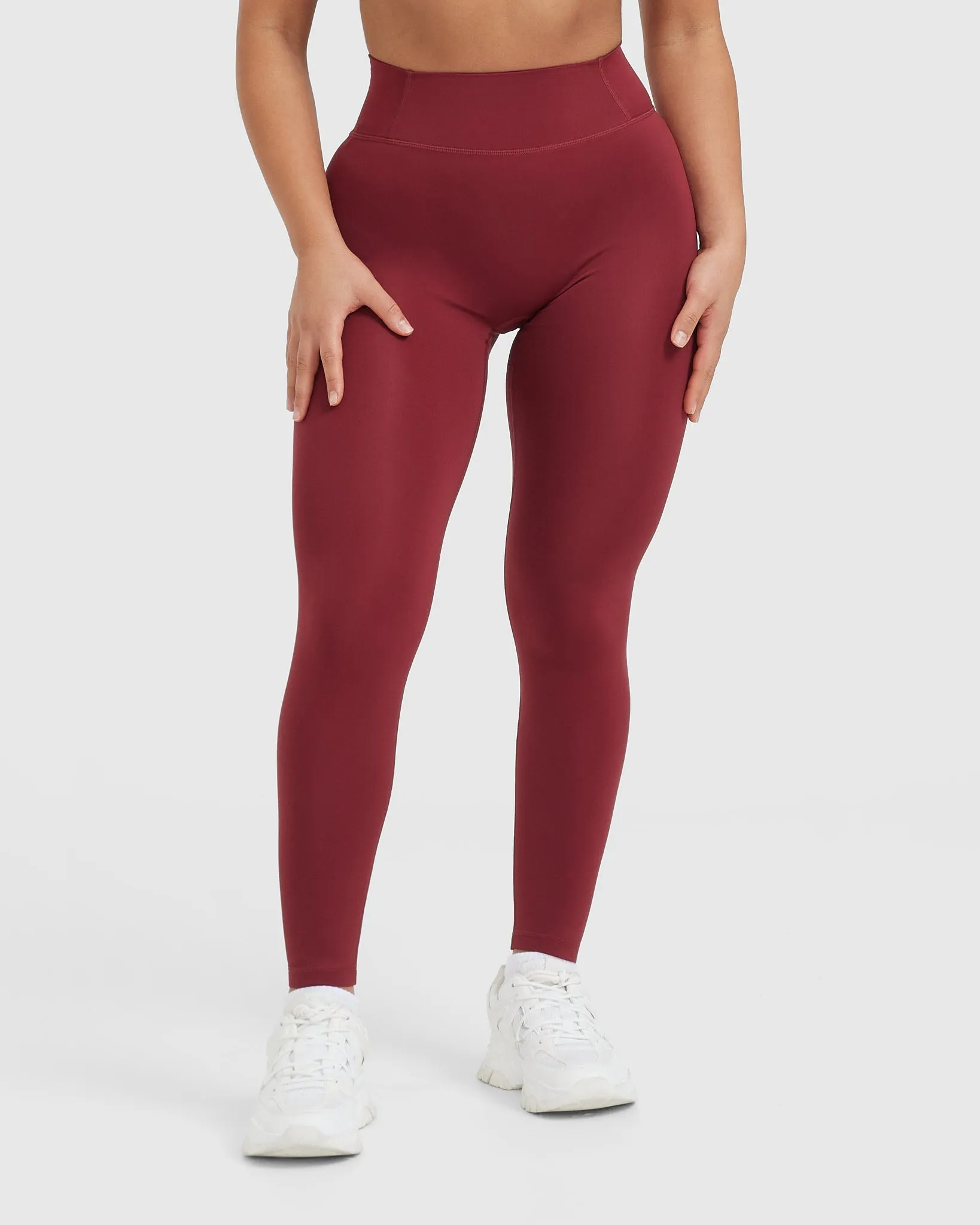 Timeless High Waisted Leggings | Burnt Cherry