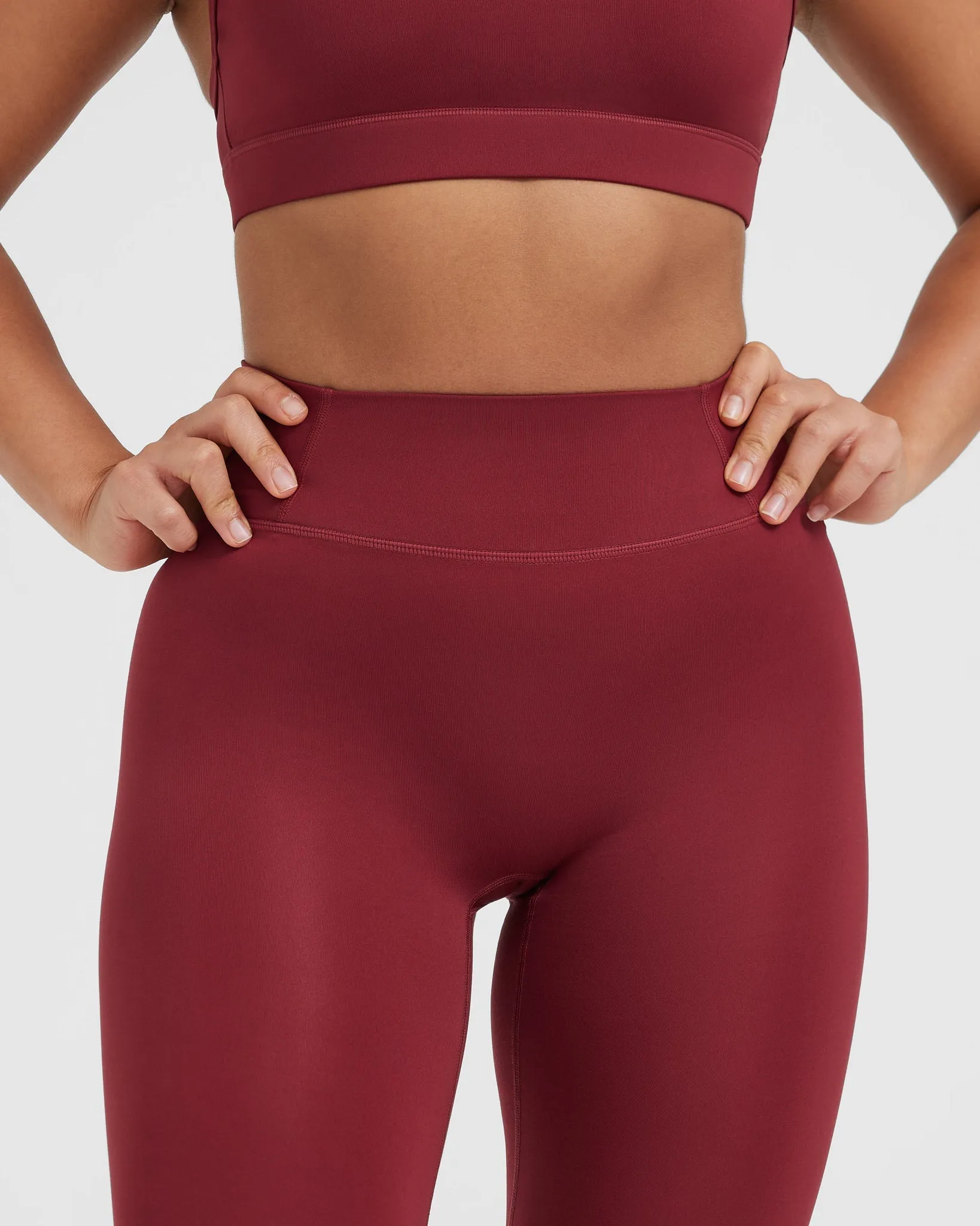 Timeless High Waisted Leggings | Burnt Cherry