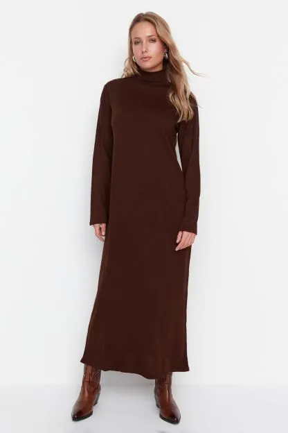 Turtleneck Knitwear Dress