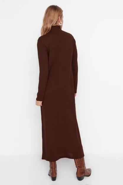 Turtleneck Knitwear Dress