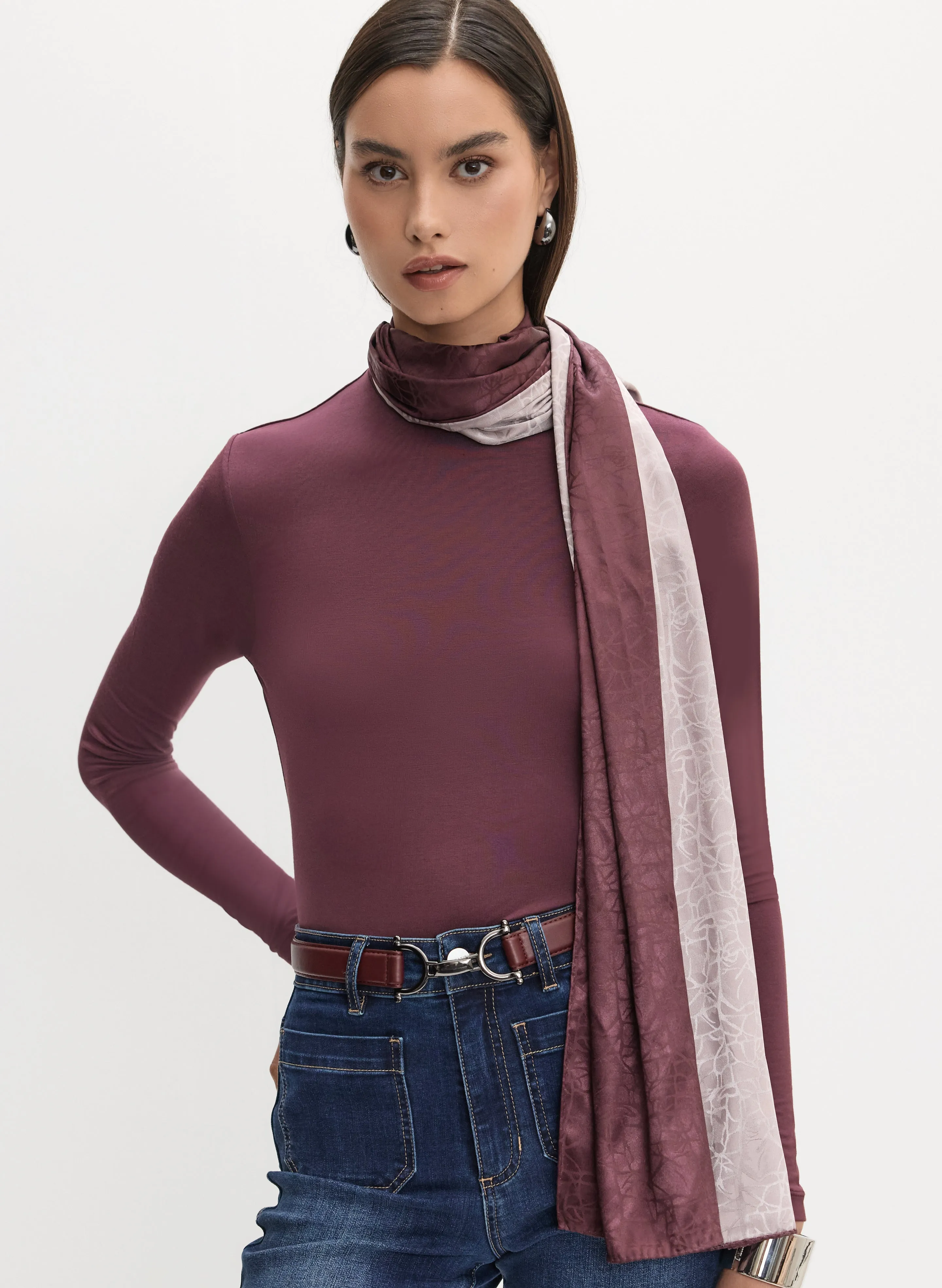 Turtleneck Long Sleeve Top