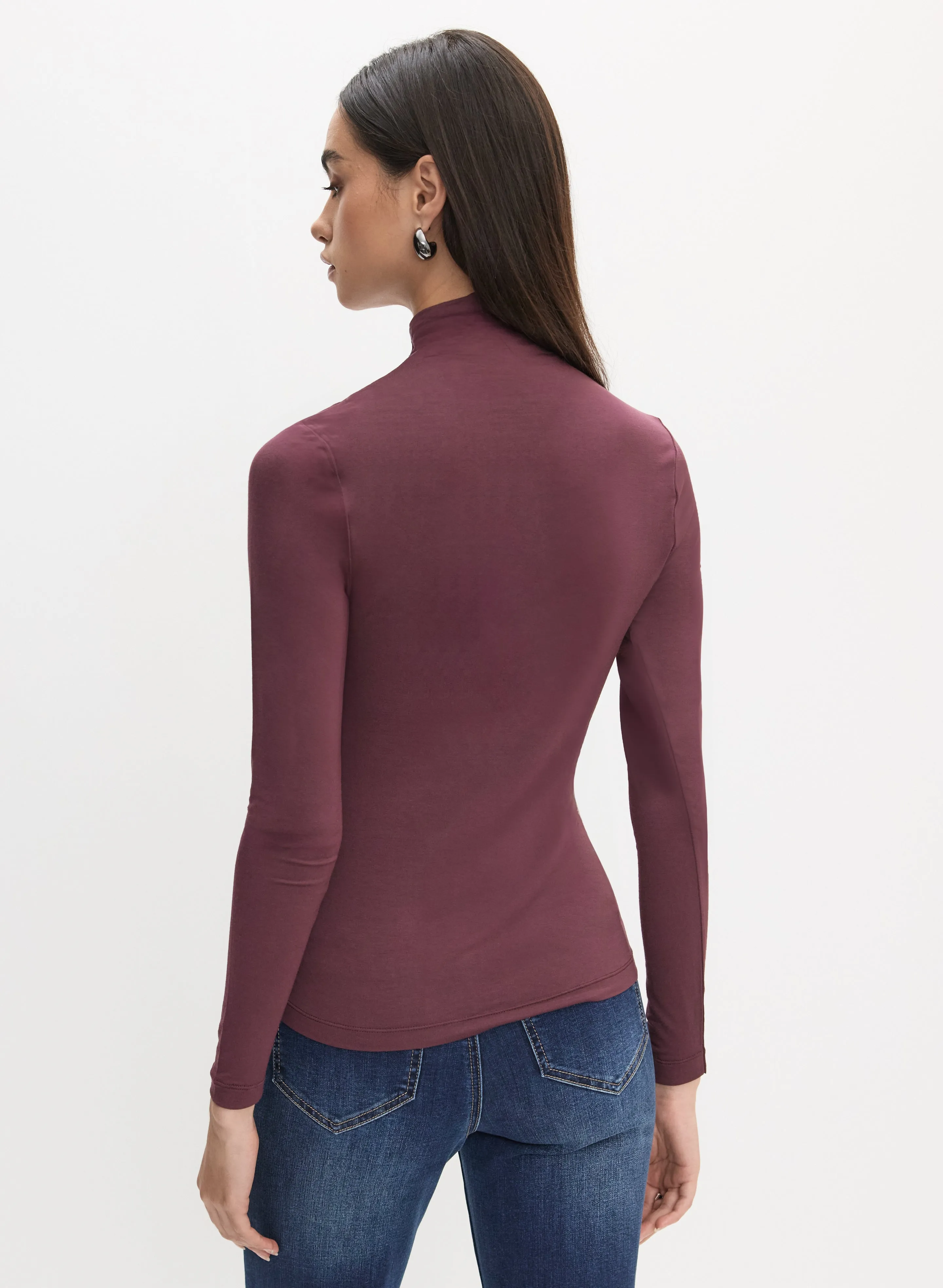 Turtleneck Long Sleeve Top