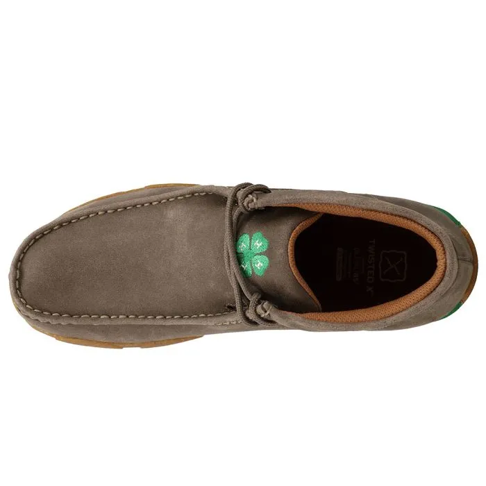 Twisted X Men's Chukka Driving Moc Deep Taupe And Kelly Green