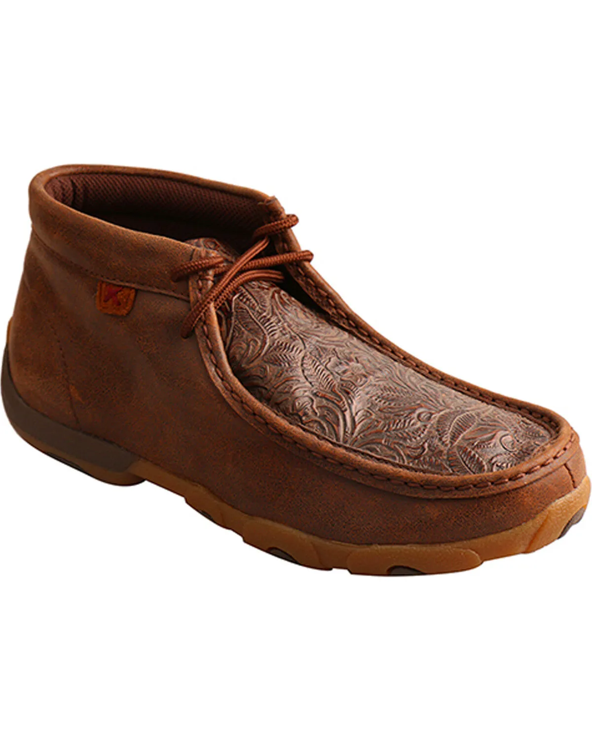 Twisted X Women's Tooled Chukka Driving Mocs