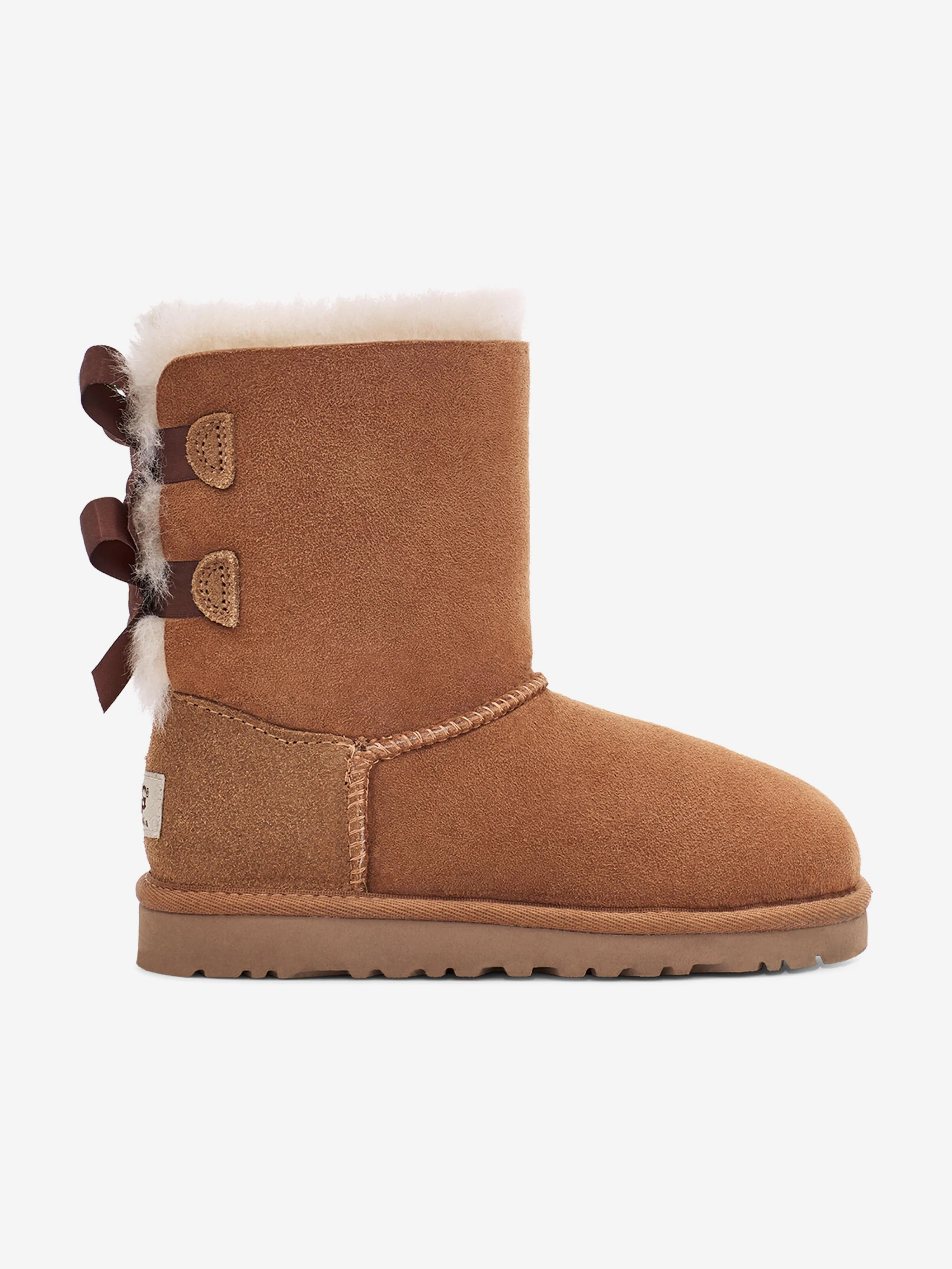 UGG Girls Bailey Bow II Boots in Brown