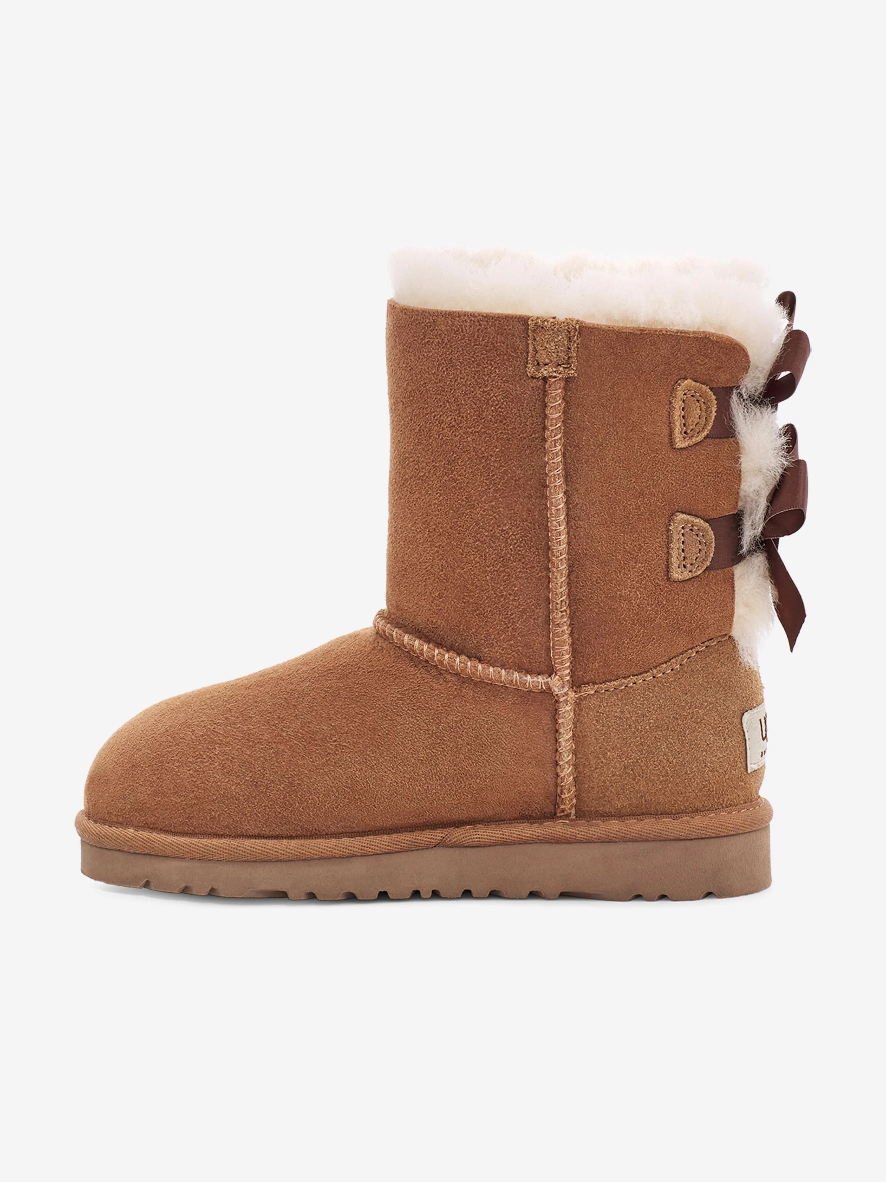 UGG Girls Bailey Bow II Boots in Brown