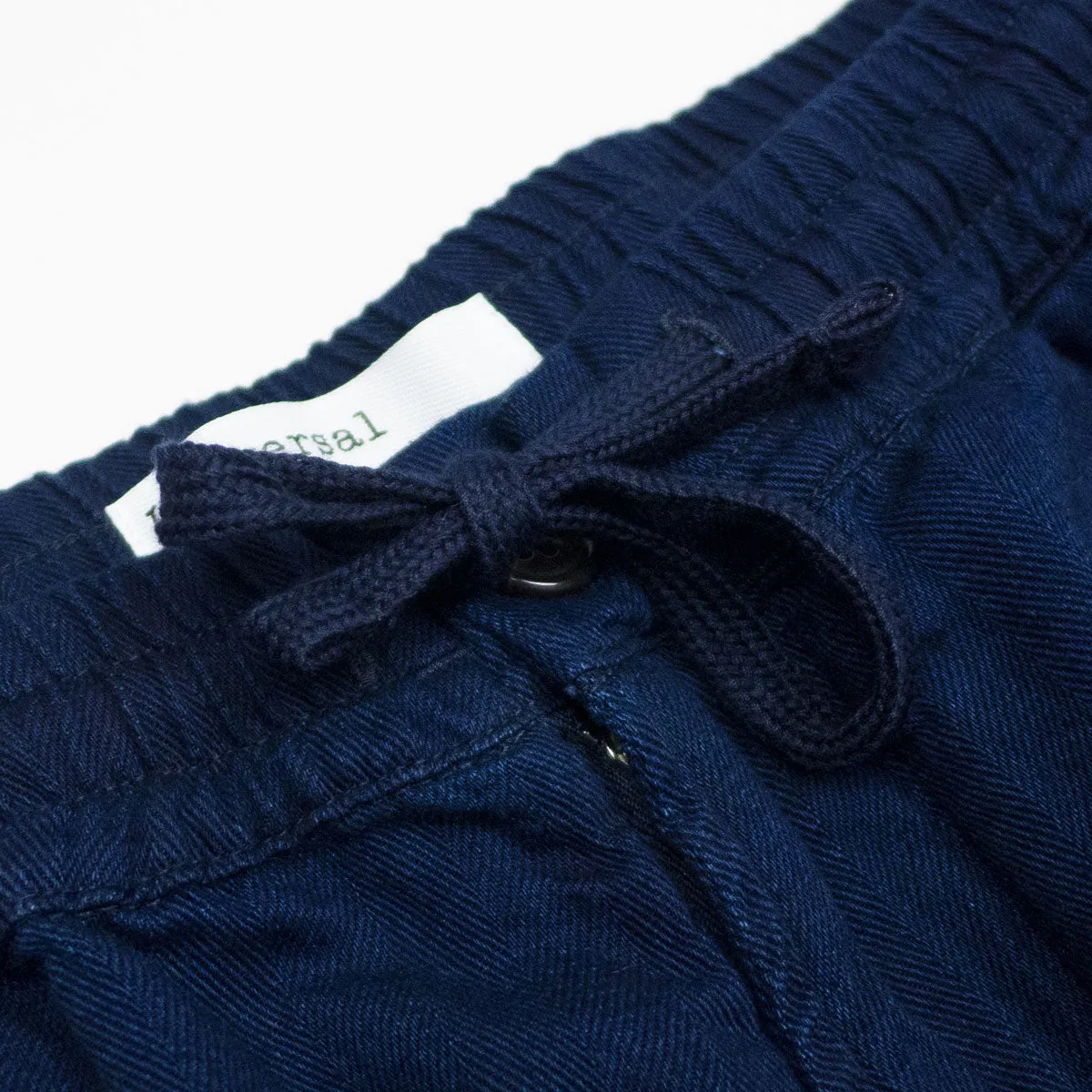 Universal Works - Hi Water Trouser Herringbone Denim - Indigo