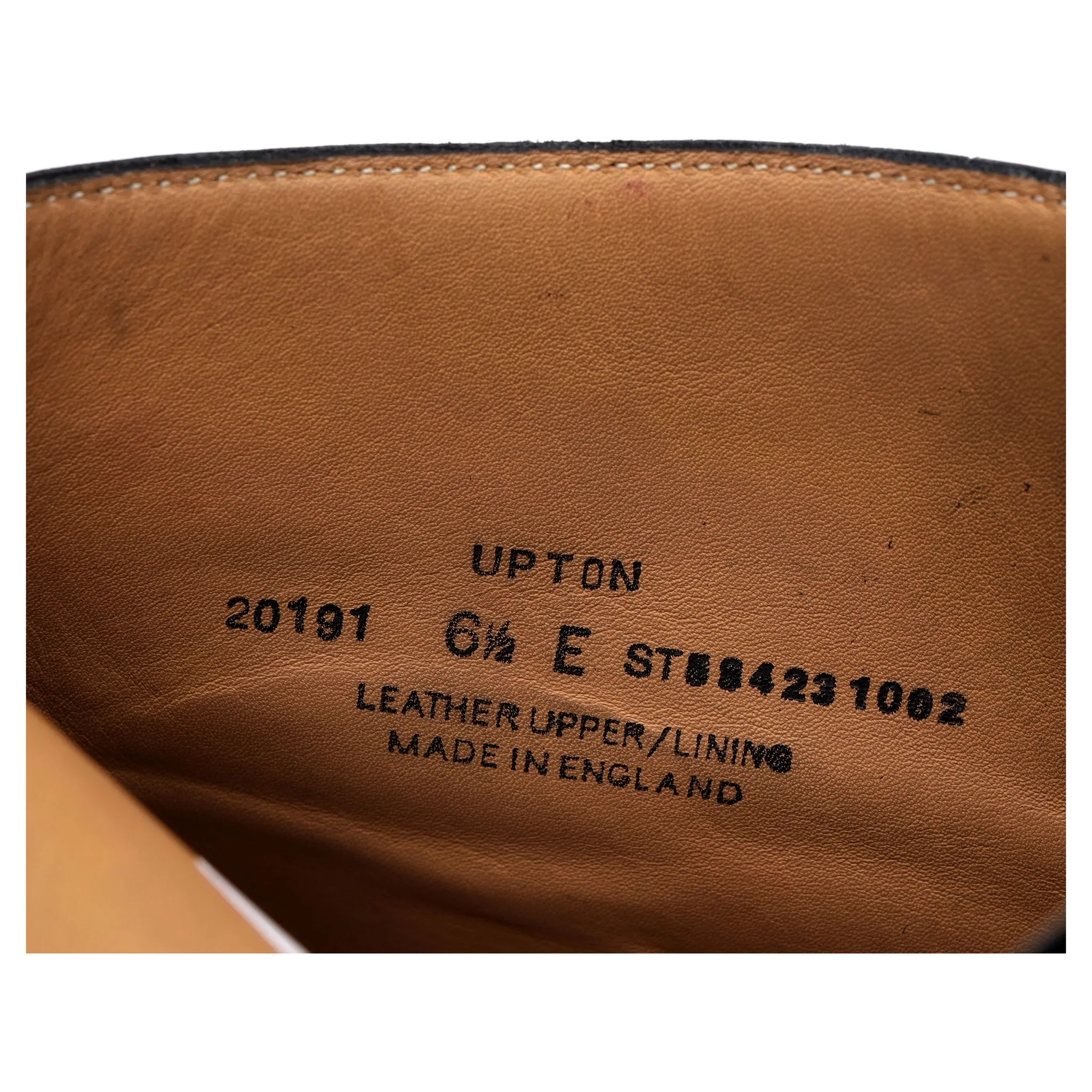 'Upton' Black Leather Chukka Boots UK 6.5 E