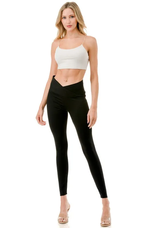 V WAIST BUTT LIFTING LEGGINGS