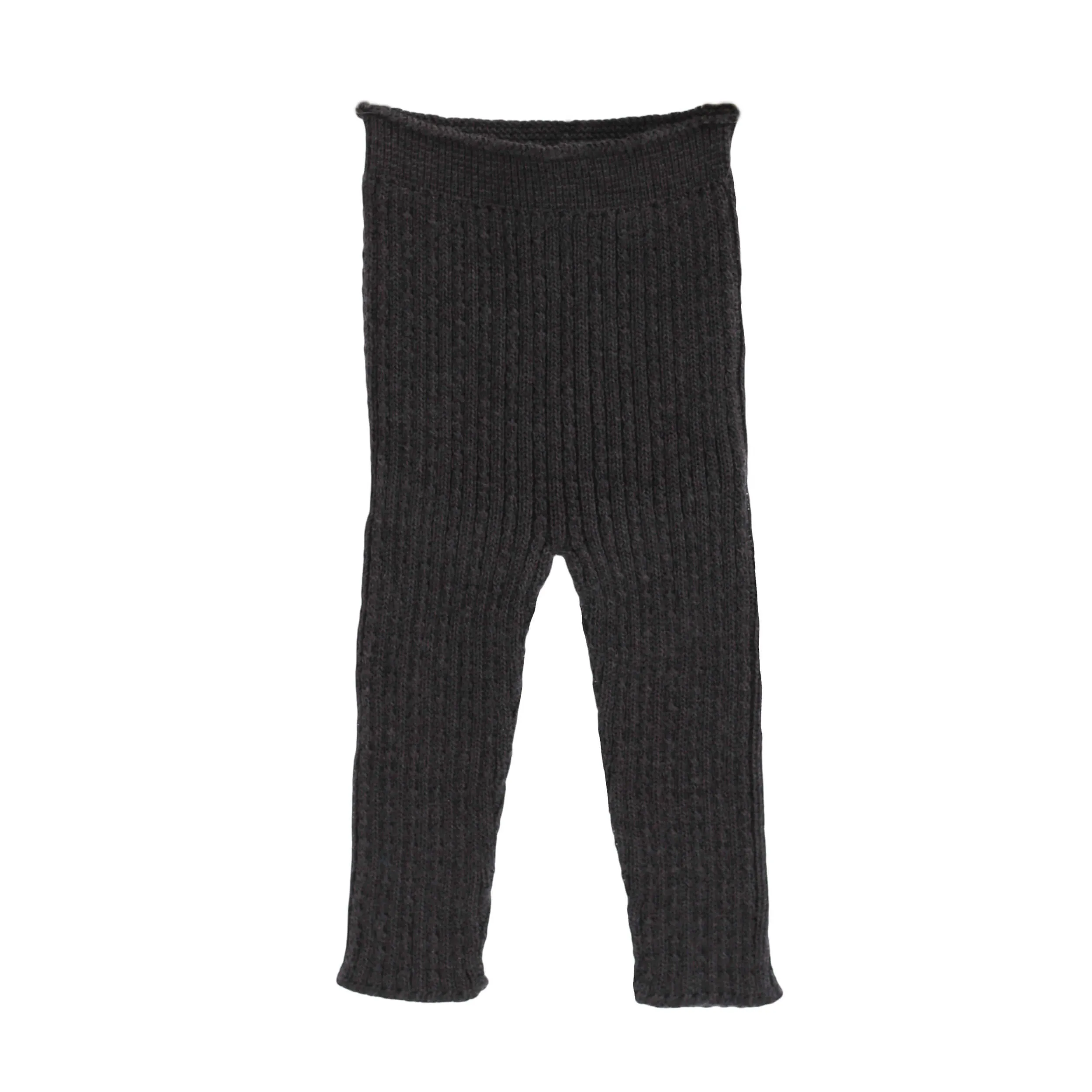 Wedoble | Wool Leggings - Charcoal (3M, 6M, 12M)