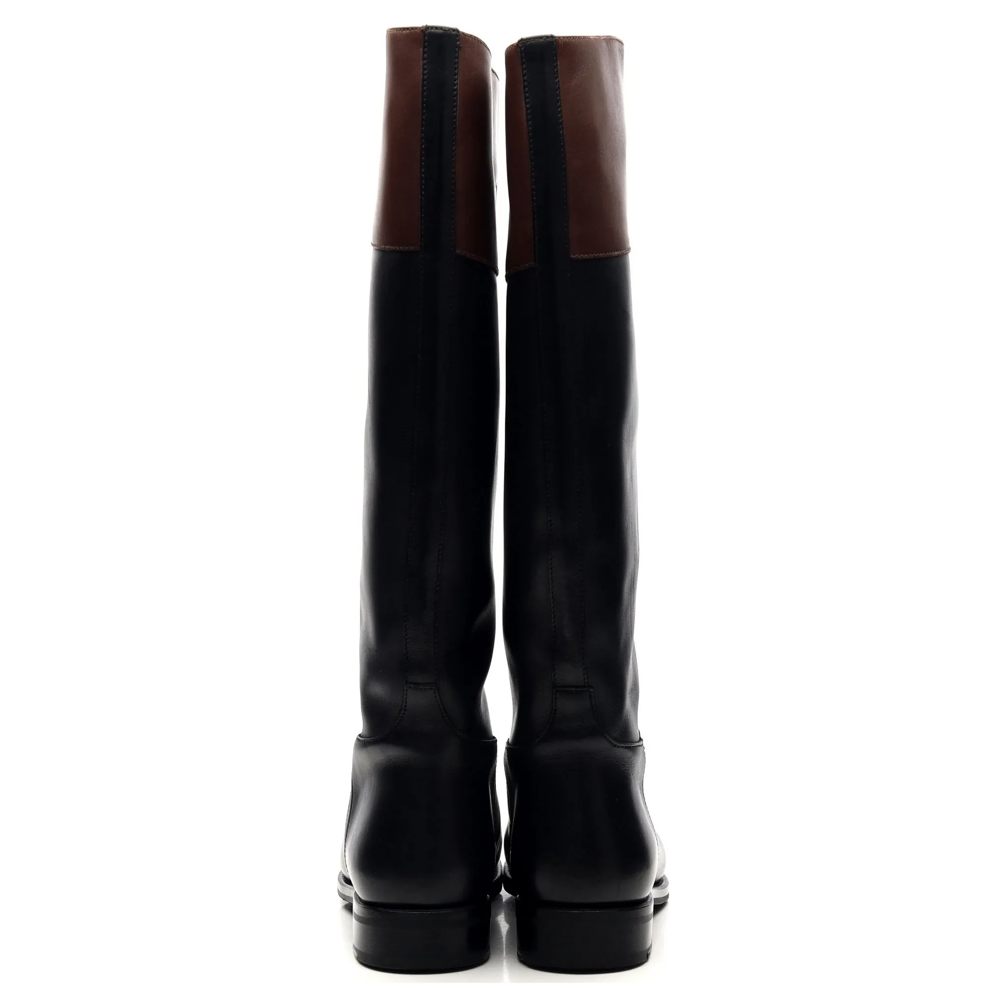 Women's 'Martina' Black Leather Riding Boots UK 4.5 EU 37.5