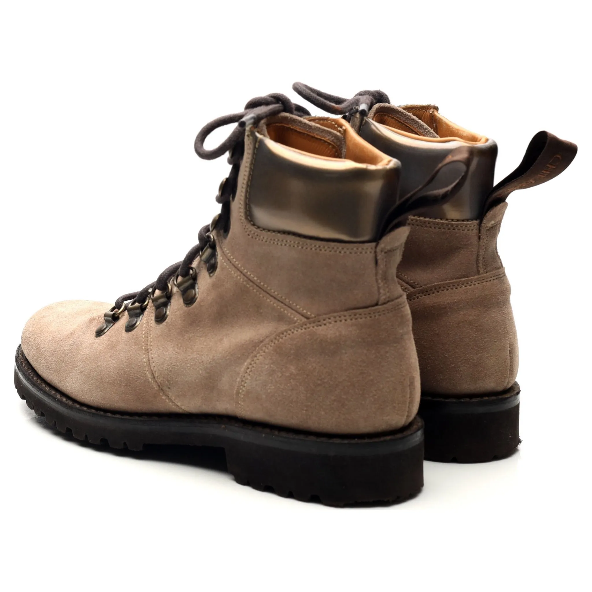 Women's 'Penny' Light Brown Suede Hiker Boots UK 3 D