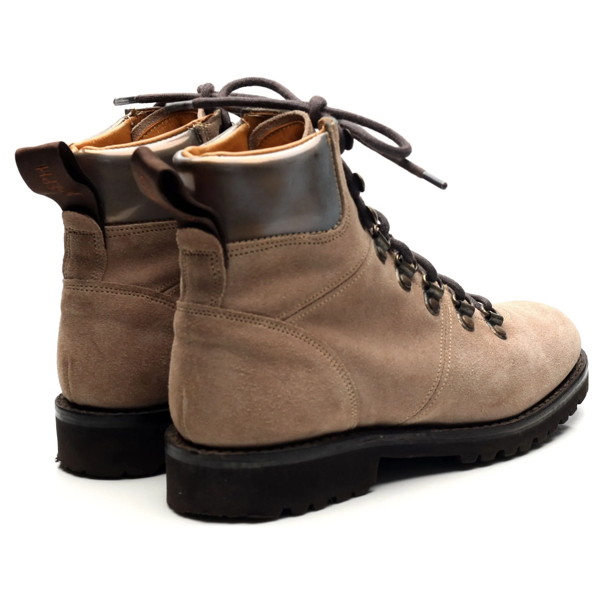 Women's 'Penny' Light Brown Suede Hiker Boots UK 3 D