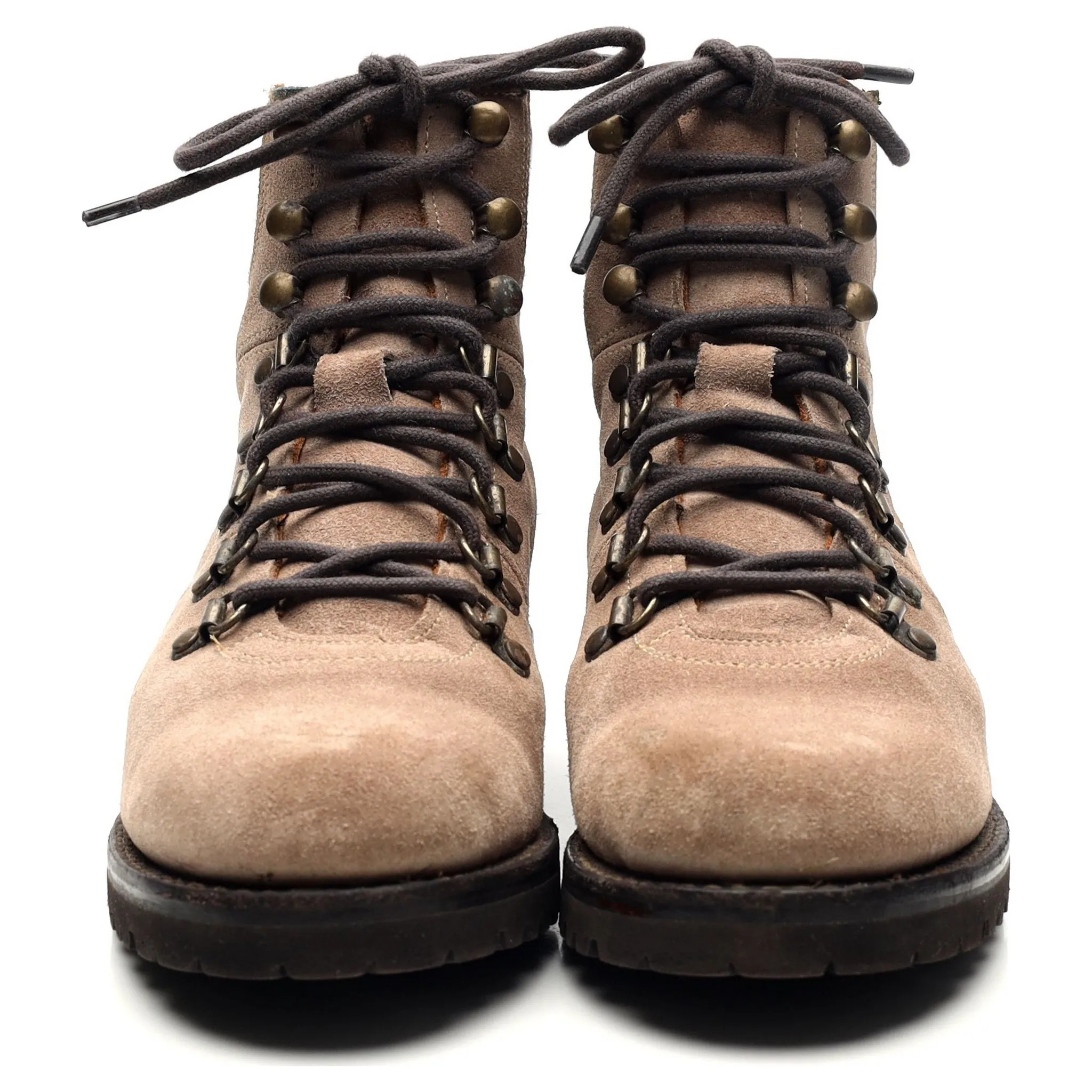 Women's 'Penny' Light Brown Suede Hiker Boots UK 3 D