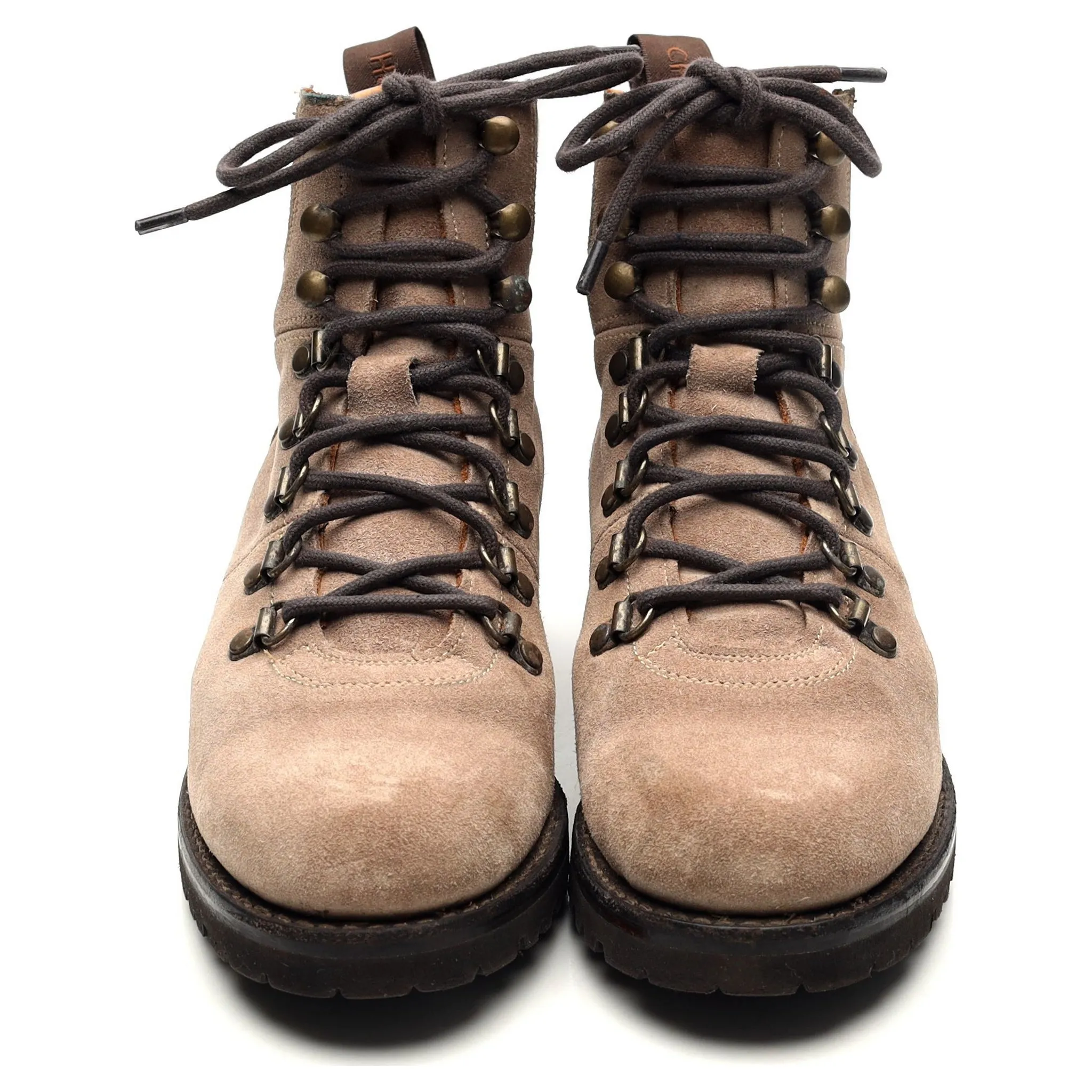 Women's 'Penny' Light Brown Suede Hiker Boots UK 3 D