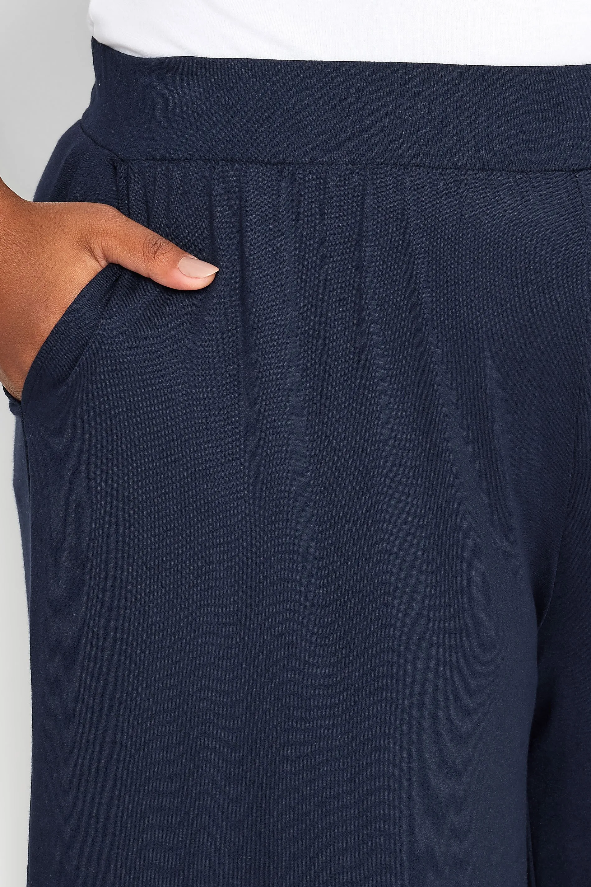 YOURS Curve Navy Blue Culottes