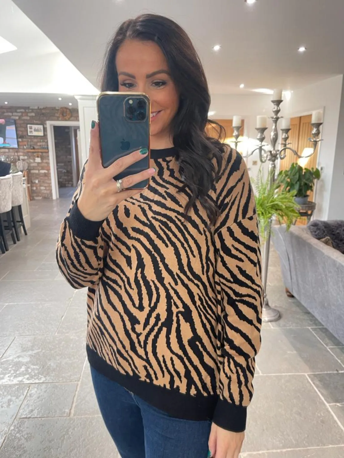 Zebra Print Jumper Riley